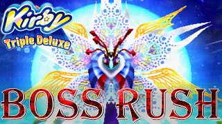 Kirby: Triple Deluxe - True Arena Rush (All Boss Fights, No Damage)