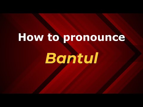 How to pronounce Bantul