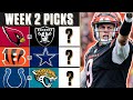 NFL Week 2 FREE Expert Picks: Best Bets, O/U &PICKS TO WIN | CBS Sports HQ