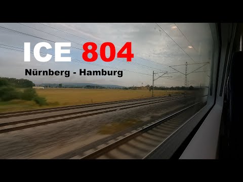 ICE 4 Mitfahrt von Nürnberg nach Hamburg über Berlin | ICE 804