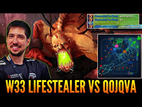 W33 Unexpected LIFESTEALER Pick For Offlane vs QOJQVA STORM SPIRIT | Intensive Game