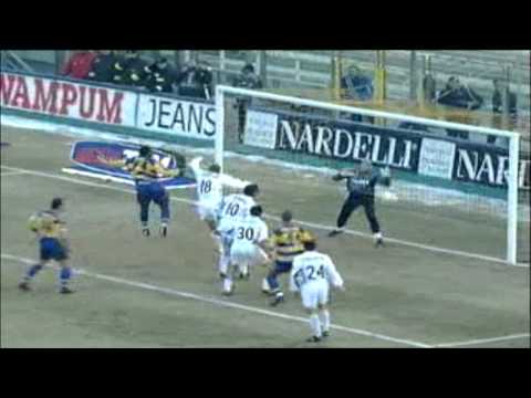 Serie A 2001-2002, day 18 Parma - Lecce 1-1 (Djetou, Vugrinec)