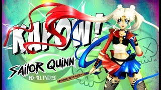 Sailor Moon & Harley Quinn Suicide Squad - Unpainted Resin Model Figurine