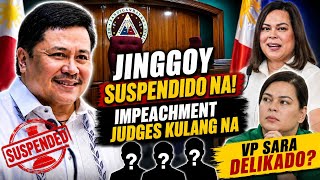 VP SARA DELIKADO? SEN JINGGOY SINUSPINDE, BILANG NG MGA JUDGES SA IMPEACHMENT TRIAL KULANG NA!