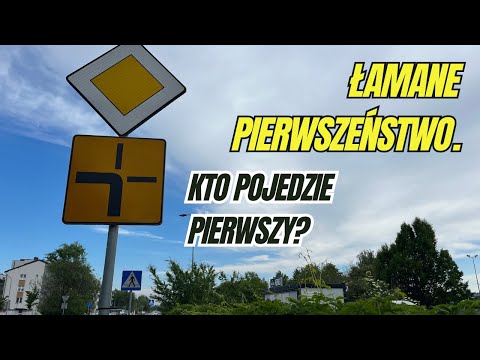 Łamane pierwszeństwo. Kto pojedzie pierwszy?