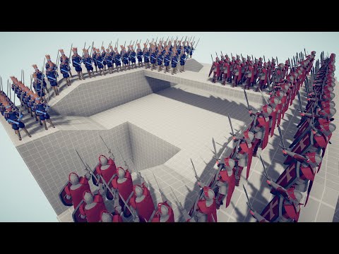 50x KNIGHT vs 50x MELEE UNITS | Totally Accurate Battle Simulator TABS