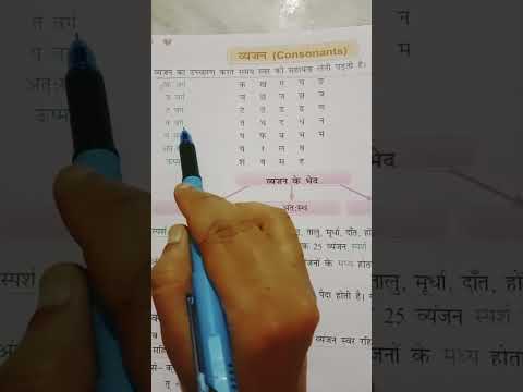 Vyanjan Varn for class 5, ICSE Board