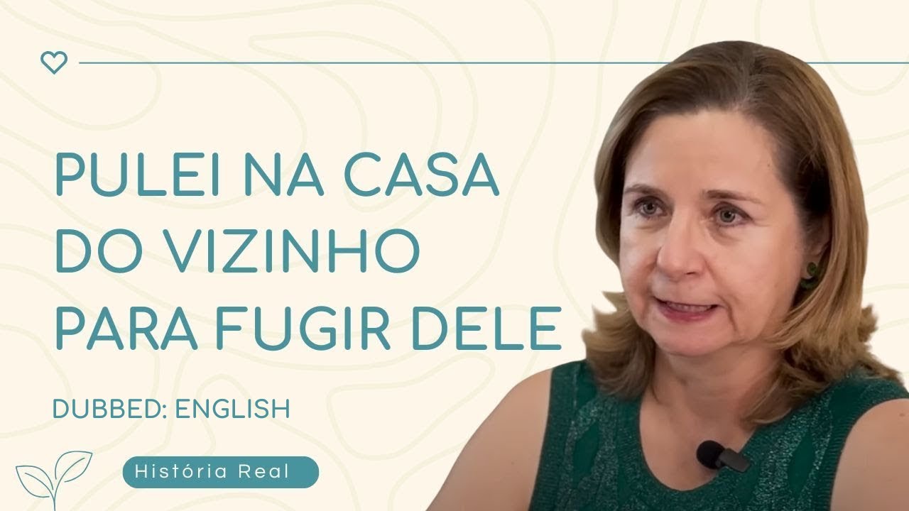 Pulei na casa do vizinho para fugir dele