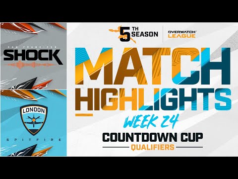 ​@sanfranciscoshock vs @Spitfire  | Countdown Cup Qualifiers Highlights | Week 24 Day 2