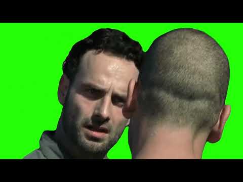 Rick Grimes "There Are No Rules" Green Screen