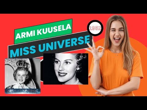Miss Universe 1952||First miss universe||