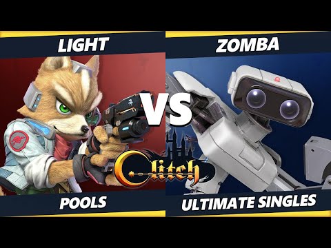 Glitch Konami Code  - Light (Fox) Vs. Zomba (ROB) Smash Ultimate Tournament