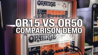 Video thumbnail for ORANGE OR50 VS OR15 Comparison demo by siets96