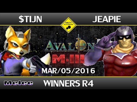 Avalon M-III - $tijn (Fox) Vs LLL.Jeapie (Cpt. Falcon) - SSBM Singles Winners R4