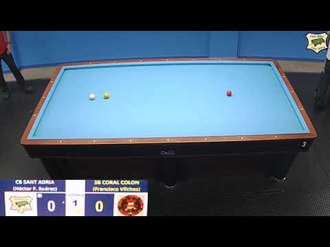 LIGA CAT 3 BANDES 3ª DIV.  S. ADRIA (E. YAÑEZ) - SB. CORAL COLON (R. MOYA)