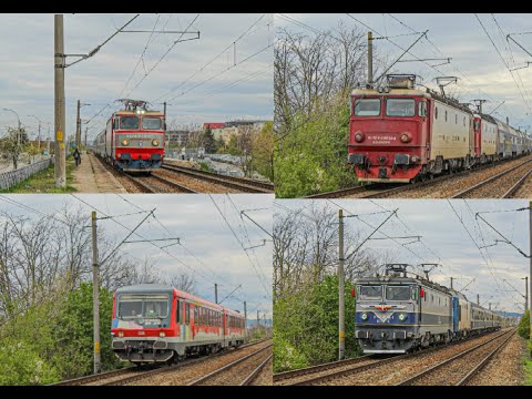 Passenger trains at Clujana railway station | Trenuri de calatori in halta Clujana - May 2021