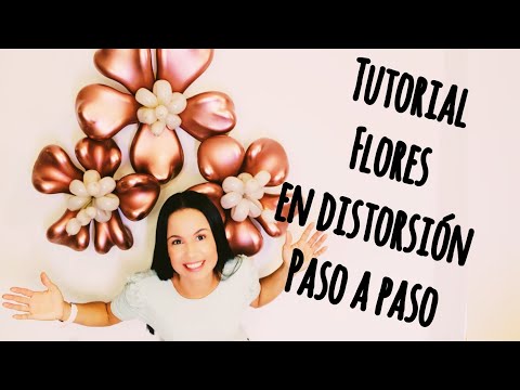 tutorial de flores en distorsión paso a paso