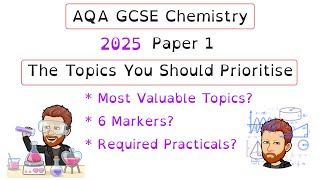 GCSE Chemistry paper | Paper 1 Predictions 2025 | The Topics to Prioritise for Revision