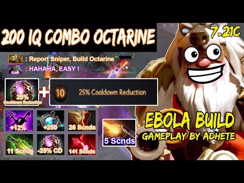 Sniper 200 IQ Build Octarine + Talent - Ebola Build 7.21c Dota 2 Ranked Gameplay Highlights