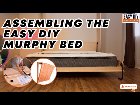 How to Assemble the Easy DIY Murphy Bed Step by Step | Easy DIY Murphy Bed USA