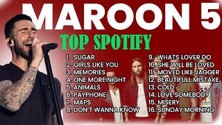 Top Maroon 5 Hits Spotify 2026 | Maroon 5 Greatest Hits Collection Of All Time #trending #maroon5