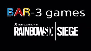【R6S】BAR-3gamesのRainbowSixSiege(レインボーシックスシージ) #1【PS4】
