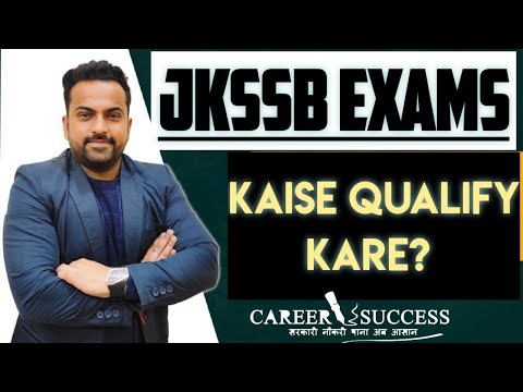 How To Qualify Jkssb Exams | Imp For All Aspirants @Career Success