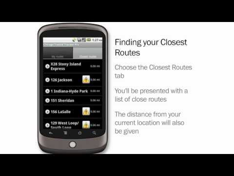 Chicago Transit Tracker Lite Video