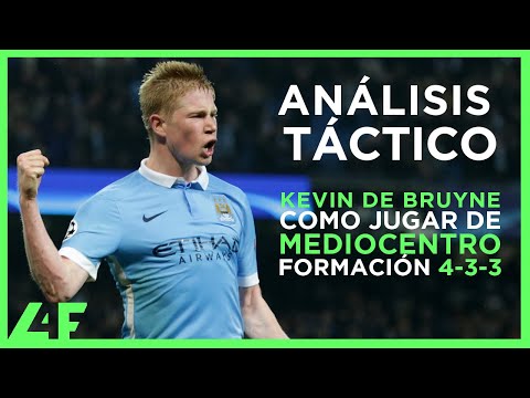 🧠 CÓMO JUGAR DE MEDIOCENTRO OFENSIVO EN FÚTBOL 👉 FORMACIÓN 4-3-3 ⭐ ANÁLISIS TÁCTICO DE BRUYNE |L4F
