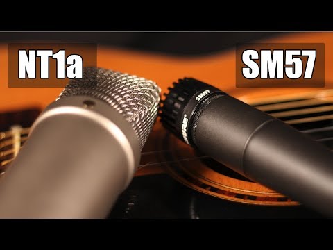 Rode NT1a vs Shure SM57 (acoustic guitar) (pt.1)