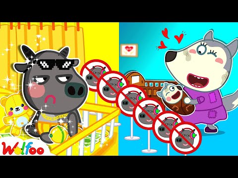 Bufo Wonders Where His Mom Is! Rich vs Broke Baby, Who Will Be Loved More? | Wolfoo Family