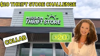 $20 THRIFT STORE CHALLENGE  COLLAB W/ @scottmoxie  #youtubepartnerperks #PartnerPerksCollabs