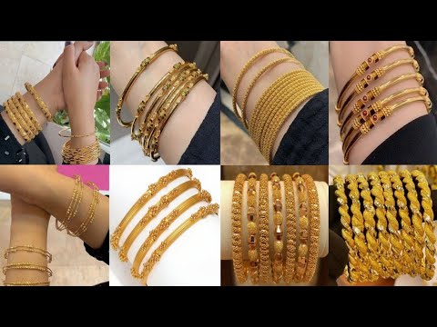 Latest Gold Bangles Designs 2023//Latest Gold Jewellery Designs