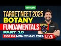 TARGET NEET 2025 DHEERA NEET 2025 Botany Fundamentals Part 10 Xylem NEET