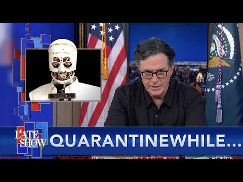 隔離しながら...スティーブンは、彼はこの不気味なロボットを信頼すべきかどうかを不思議に思う (Quarantinewhile... Stephen Wonders If He Should Trust This Creepy Robot)