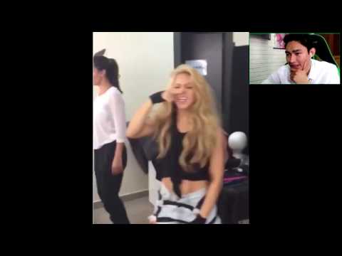 shakira bailando en el camerino VÍDEO REACCIÓN de fernan