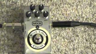 MXR Black Label Chorus Demo