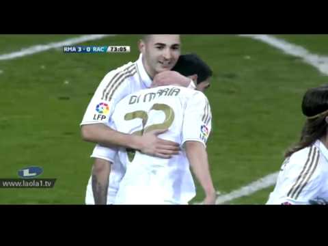 Angel Di Maria Comeback Goal against Racing Santander 2012 HD