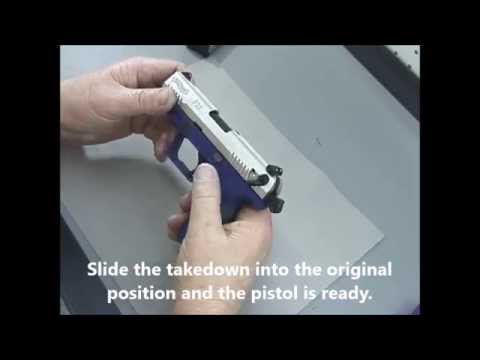 Walther P22 Take Down and Re-assembly - Field Strip
