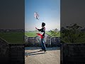 flying biggest kite😍 || flying 3 Tawa kite With Monofill Gattu 😱 || #biggestkite #shorts