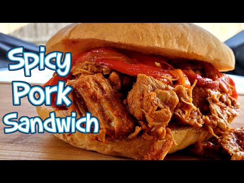 Spicy | Pork | Sandwich | Portuguese Food | Cacoila
