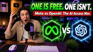 Meta's New AI Is FREE — But OpenAI Just Locked Theirs Down