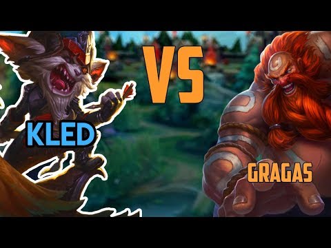Glacial Gragas vs Kled || Farm early, Carry Mid - Late Game. Best Strategy.