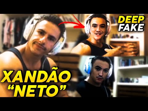 SUPER XANDÃO REAGINDO A SUA DEEP FAKE COM FELIPE NETO