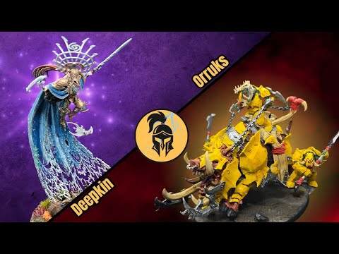 Idoneth Deepkin vs Orruk Warclans Ironjawz Grunta Stampede | Age of Sigmar Battle Report 🌊⚔️🐗