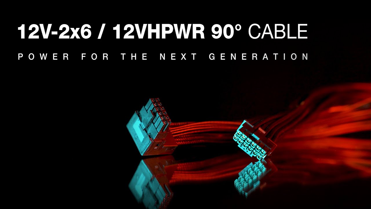 be quiet! 12V-2x6 / 12VHPWR 90° Cable PCI-E 70 cm