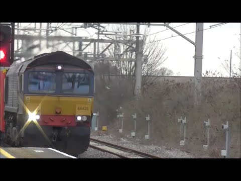 66425 (4M34 Coatbridge-Daventry) @ Nuneaton - 13th February 2015