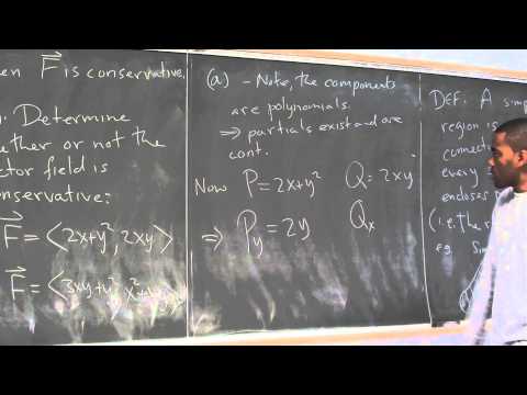 Math 392 Lecture 6 - the bulk of the lecture on the Fundamental theorem for line integrals