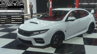 GTA 5 - DLC Vehicle Customization - Dinka Sugoi (Civic Type R) and Review