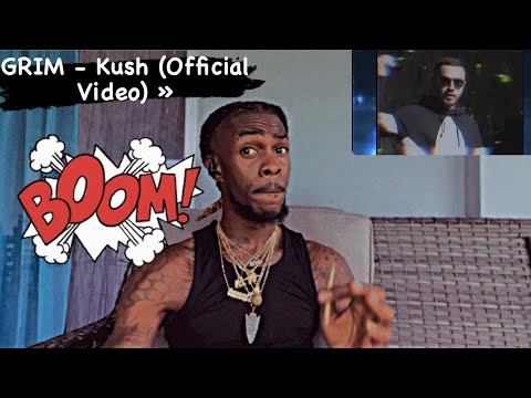 GRIM - Kush (Official Video) American reaction video 🫡🔗